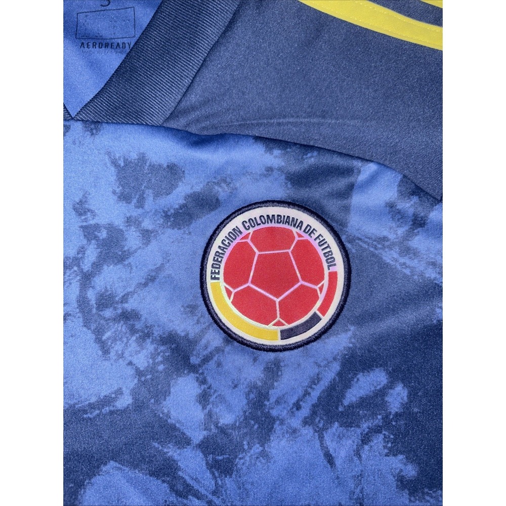 Adidas Colombia 2020-2021 Away Futbol Soccer Jersey Size Small Adult Aeroready - Picture 3 of 8